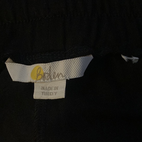 Boden Cuffed Drawstring Black Jogger Lounge pants XL - Picture 2 of 10